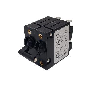 CIRCUIT BREAKER 20A 250VAC 2P1T TOGGLE QUICK CONN