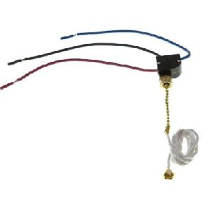 PULL CHAIN SWITCH 1P3T 6A 125V OFF-ON-ON-ON RND PLASTIC BODY
SKU:272775