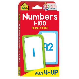 NUMBERS 1-100 FLASH CARDS 