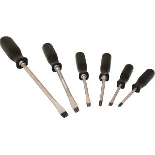 SCREWDRIVER SET PHILIPS/SLOT 8PC