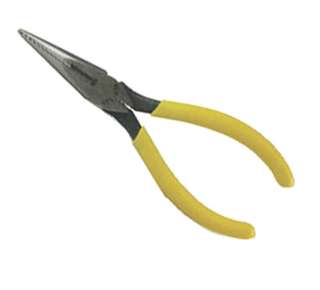 PLIER LONG NOSE 6.5INCH SERRATED