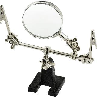HELPING HAND W/MAGNIFYING GLASS