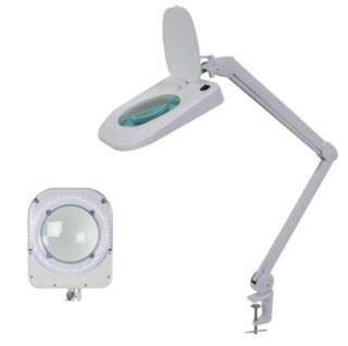 MAGNIFYING LAMP LED W/SWING ARM WHITE 56 LED 2.5X 5IN LENS