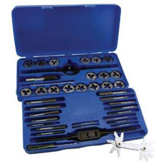 TAP AND DIE SET METRIC 40PCS/SET INCLUDES TAP SIZES 3MM TO 12MMSKU:242000