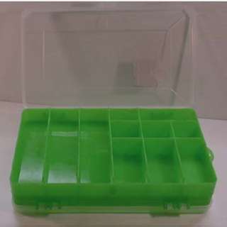 COMPONENT BOX 8X5X1.5IN GREEN