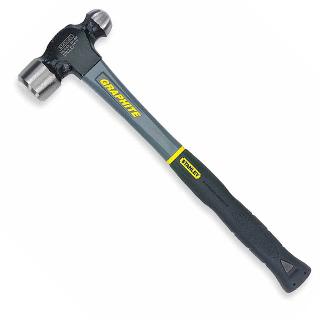 HAMMER 43MM DIA BALL-PEEN 32 OZ JACKETED GRAPHITE