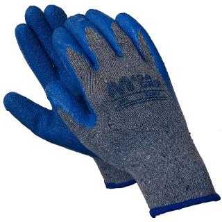 GLOVES KNITTED WITH RUBBER LATEX COATING MEDIUM/LARGE
