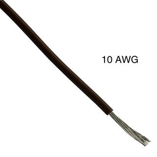 WIRE STRANDED 10AWG 100FT BROWN