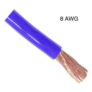 POWER CABLE 8AWG BLUE 10FT SKU:237625