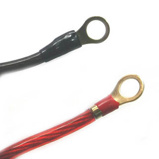 POWER CABLE 8AWG BLK/RED 12FT PURE COPPERSKU:240996