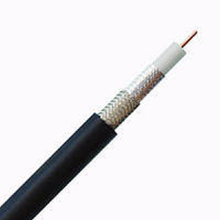 COAX CABLE RG8X 25FT WHITE SKU:227299