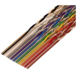 FLAT CABLE 40C/28AWG .05SP RAINB 100FT/SPOOL TWISTED PAIR 300V
SKU:273368