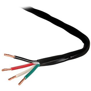 SPEAKER WIRE IN-WALL 14AWG 4C CMR 500FT OFC BLKSKU:260353