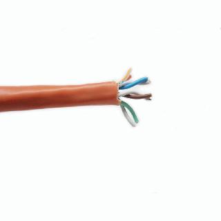 CABLE CAT5E FT4 SOL ORG 1000FT