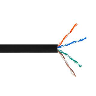 CABLE CAT6 CM STR BLK 1000FT