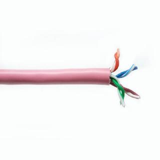 CABLE CAT5E FT4 STR PINK 1000FT
