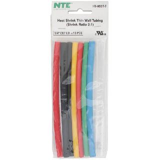 TUBING HST 1/4IN X 6IN ASSORTED