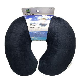 TRAVEL PILLOW MICROBEAD BLACK EXTREMELY SOFT AND COZY
SKU:269353