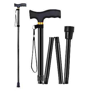 CANE FOLDABLE ADJUSTABLE HEIGHT 300LB CAPACITY LIGHT WEIGHTSKU:275738