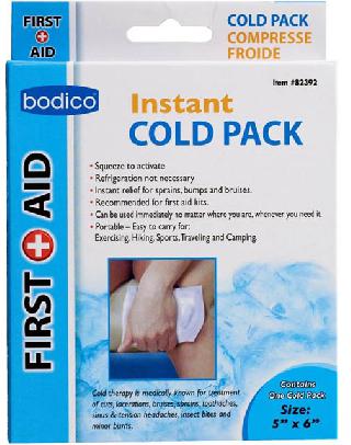INSTANT COLD PACK 5X6 INCH SKU:254234