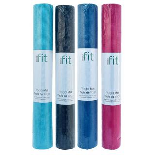 YOGA MAT 68X24IN 3MM THICK ASSORTED COLORS