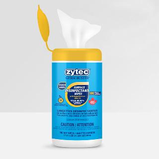 DISINFECTANT WIPES 17 X 20CM WITH BENZALKONIUM CHLORIDE Stock Number: YTC-125-100 $2.95